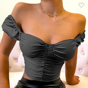 Black pretty secrets top
